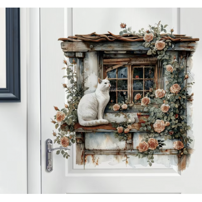 Sticker de interior window cat